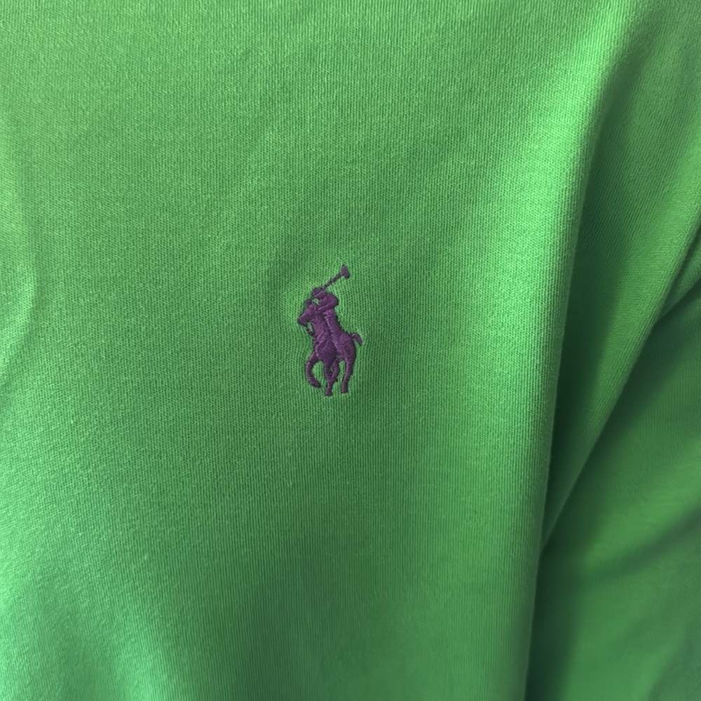 Ralph Lauren Green Polo Shirt Classic Design EA072 - Picture 4 of 11